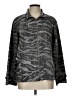 Zenergy by Chico's Print Gray Jacket Size Lg (2) - photo 1