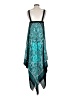 MICHAEL Michael Kors 100% Polyester Paisley Teal Cocktail Dress Size Sm - Med - photo 2