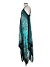 MICHAEL Michael Kors 100% Polyester Paisley Teal Cocktail Dress Size Sm - Med - photo 5