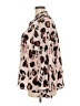 ELOQUII 100% Polyester Animal Print Brown Long Sleeve Blouse Size 20 - photo 5