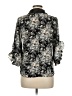 Unbranded 100% Polyester Black 3/4 Sleeve Blouse Size M - photo 2