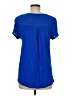 August Silk Blue Short Sleeve Henley Size M - photo 2