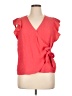 Lush Red Sleeveless Blouse Size XL - photo 1