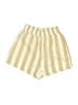 LMND Stripes Yellow Shorts Size XS - photo 1