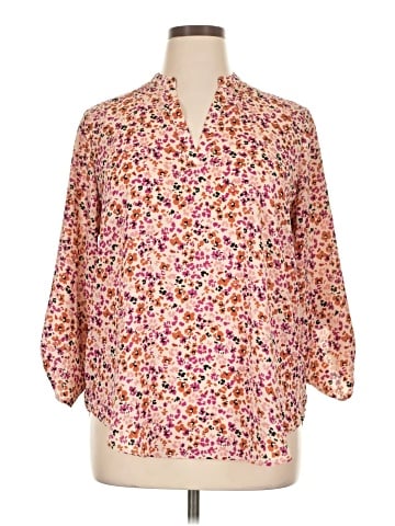 Lush 3/4 Sleeve Blouse (view 1)