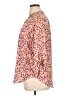 Lush 100% Polyester Floral Pink 3/4 Sleeve Blouse Size XL - photo 5