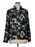 Covington 100% Polyester Floral Black 3/4 Sleeve Blouse Size XL - photo 1