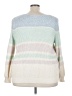Heart-N-Crush Color Block White Pullover Sweater Size 3X - photo 2