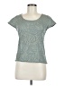 Peruvian Connection 100% Pima Cotton Teal Short Sleeve Top Size M - photo 1