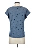 Bobeau Stars Blue Short Sleeve Top Size S - photo 2