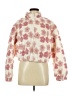 Shein 100% Polyester Print Pink Faux Fur Jacket Size 6 - photo 1