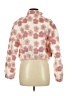 Shein 100% Polyester Print Pink Faux Fur Jacket Size 6 - photo 2