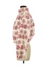 Shein 100% Polyester Print Pink Faux Fur Jacket Size 6 - photo 5