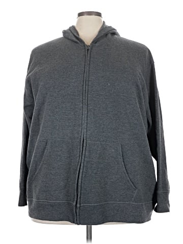 Just My Size Zip Up Hoodie (view 1)