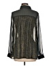 Darling 100% Polyester Gray Long Sleeve Blouse Size M - photo 2