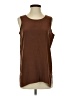 Moda International Brown Sleeveless Blouse Size XS - photo 1