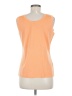 misook 100% Acrylic Orange Sleeveless Top Size M - photo 2