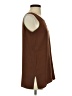 Moda International Brown Sleeveless Blouse Size XS - photo 4