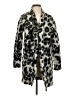 M&S Collection 100% Polyester Animal Print Gray Coat Size UK 8 / US 4 - photo 1