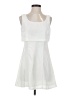 Rampage 100% Polyester Solid White Ivory Casual Dress Size 3 - photo 1
