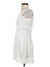 Rampage 100% Polyester Solid White Ivory Casual Dress Size 3 - photo 5