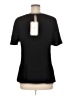 Zara 100% Polyester Black Short Sleeve Top Size M - photo 2