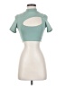 Bo+Tee Teal Short Sleeve Turtleneck Size XS - photo 1