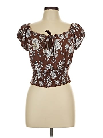 J for Justify Short Sleeve Blouse (view 1)