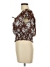 J for Justify Brown Short Sleeve Blouse Size XL - photo 5