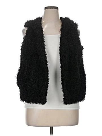 Sharagano Studio Faux Fur Vest (view 1)