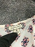 Eyeshadow 100% Polyester Ivory 3/4 Sleeve Blouse Size M - photo 7