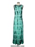 AB Studio Tie-dye Teal Casual Dress Size 10 - photo 2