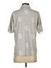 Splendid Metallic Silver Short Sleeve Blouse Size S - photo 2