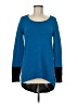 Nicole by Nicole Miller Color Block Blue Pullover Sweater Size M - photo 1