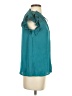 Current Air 100% Polyester Teal Sleeveless Blouse Size XS - photo 4