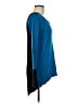 Nicole by Nicole Miller Color Block Blue Pullover Sweater Size M - photo 4