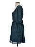 Forever 21 100% Polyester Hearts Teal Casual Dress Size S - photo 5