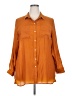 Cato Orange Long Sleeve Polo Size 18 - 20 - photo 1