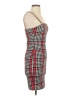 Shein Plaid Red Casual Dress Size 2 - photo 4