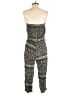 Forever 21 100% Rayon Graphic Gray Jumpsuit Size S - photo 2
