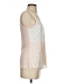 Express 100% Polyester Ivory Sleeveless Top Size S - photo 4