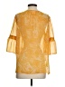 Lauren Conrad 100% Polyester Yellow 3/4 Sleeve Blouse Size S - photo 2