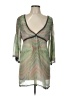 CAbi 100% Polyester Green 3/4 Sleeve Blouse Size L - photo 1