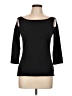 Luna Luz Black 3/4 Sleeve Top Size L - photo 1