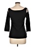 Luna Luz Black 3/4 Sleeve Top Size L - photo 2