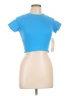 Assorted Brands Blue Short Sleeve Top Size L - photo 1