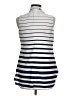 DressBarn 100% Polyester Stripes Blue Sleeveless Blouse Size M - photo 2