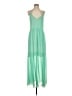 Lavender Brown 100% Polyester Green Casual Dress Size S - photo 1