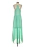 Lavender Brown 100% Polyester Green Casual Dress Size S - photo 2