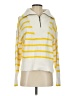 Banana Republic 100% Cotton Stripes Yellow Pullover Sweater Size S - photo 1